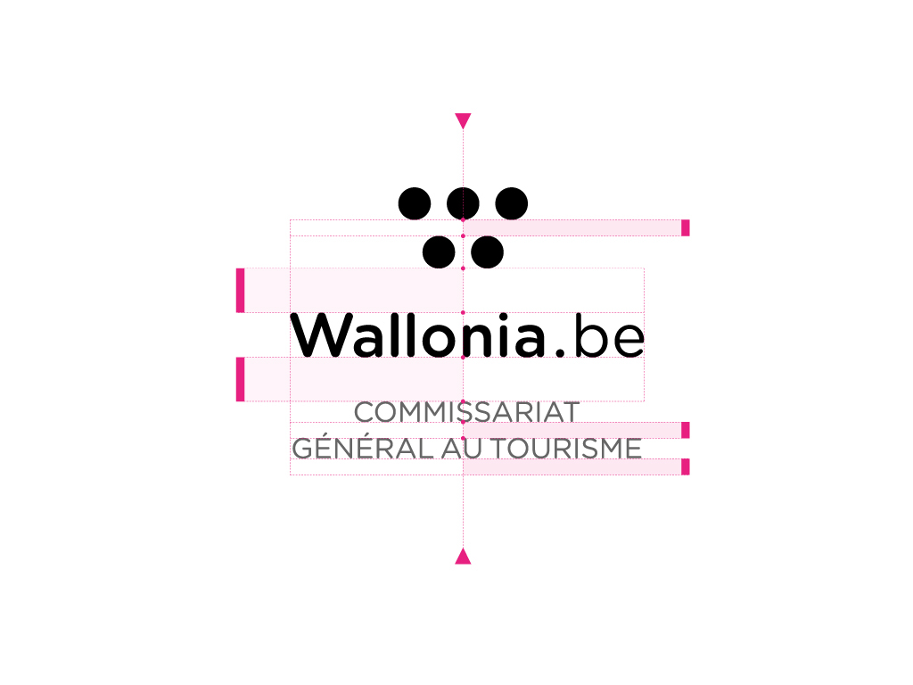 Place Branding Wallonia.be colors auras Algorythm logo system