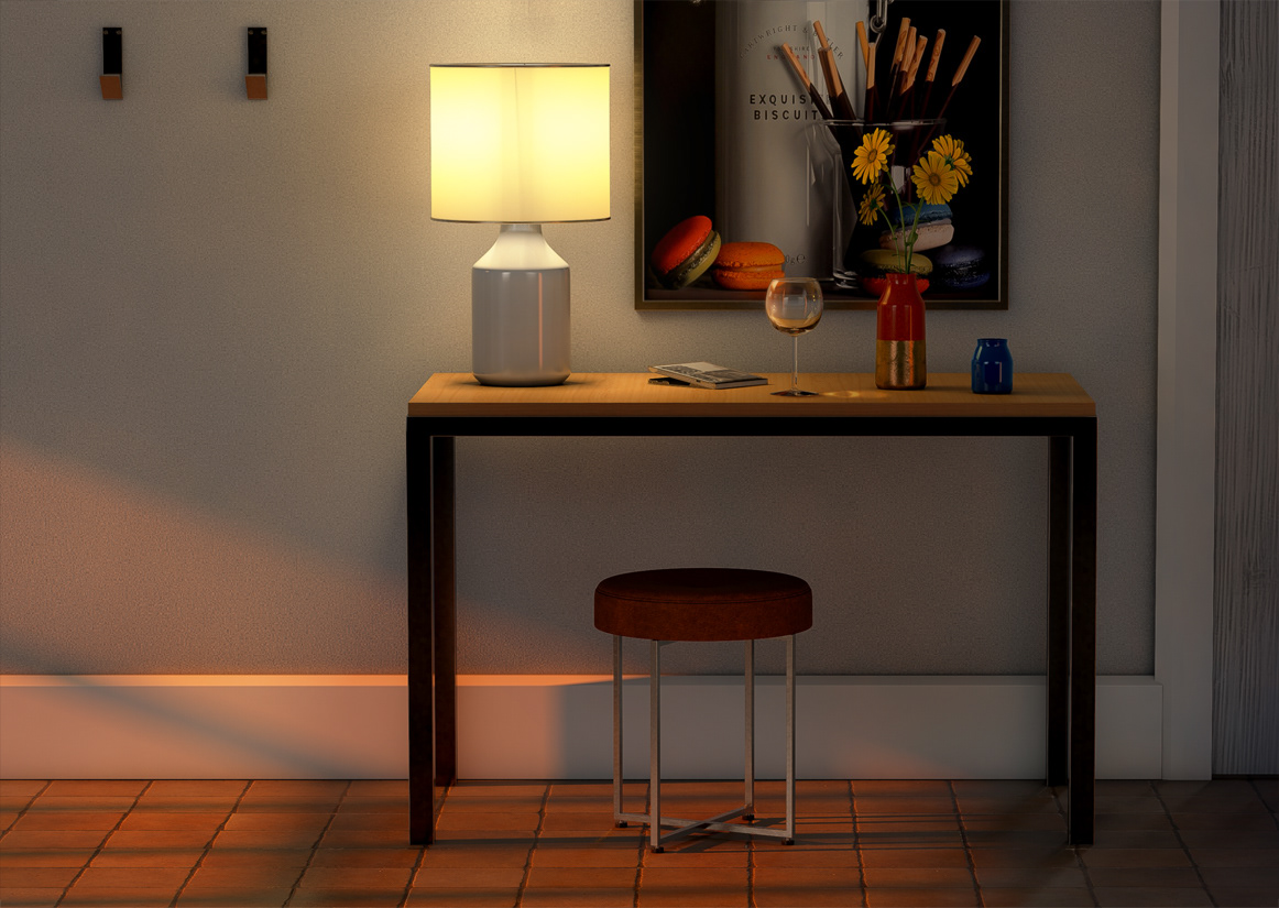 3D Digital Art  conceptart c4d home Lamp