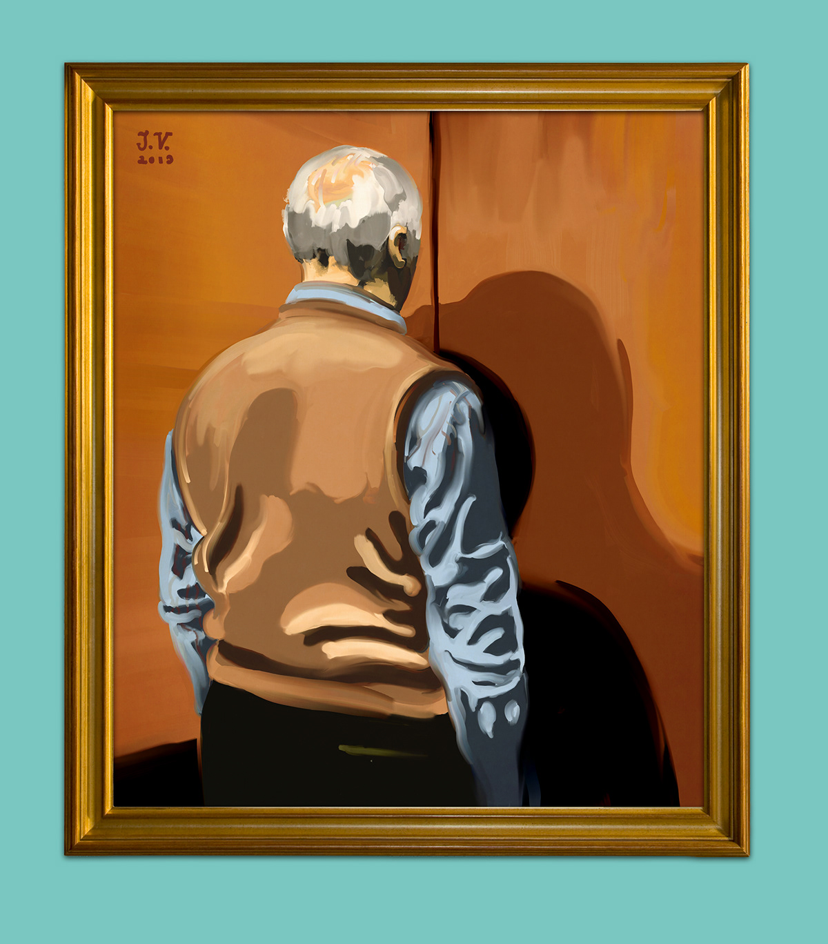 digital painting  Painter Cintiq realistic Realism portrait