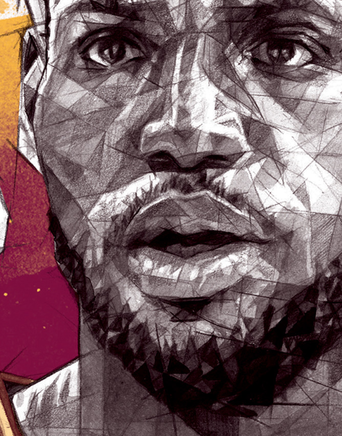 NBA cavs cavaliers Cleveland LeBron James kyrie irving Kevin Love poster basketball sport design