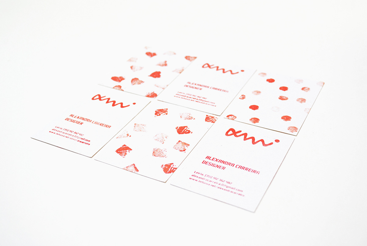 Personal Identity stamps Self Promotion stationary