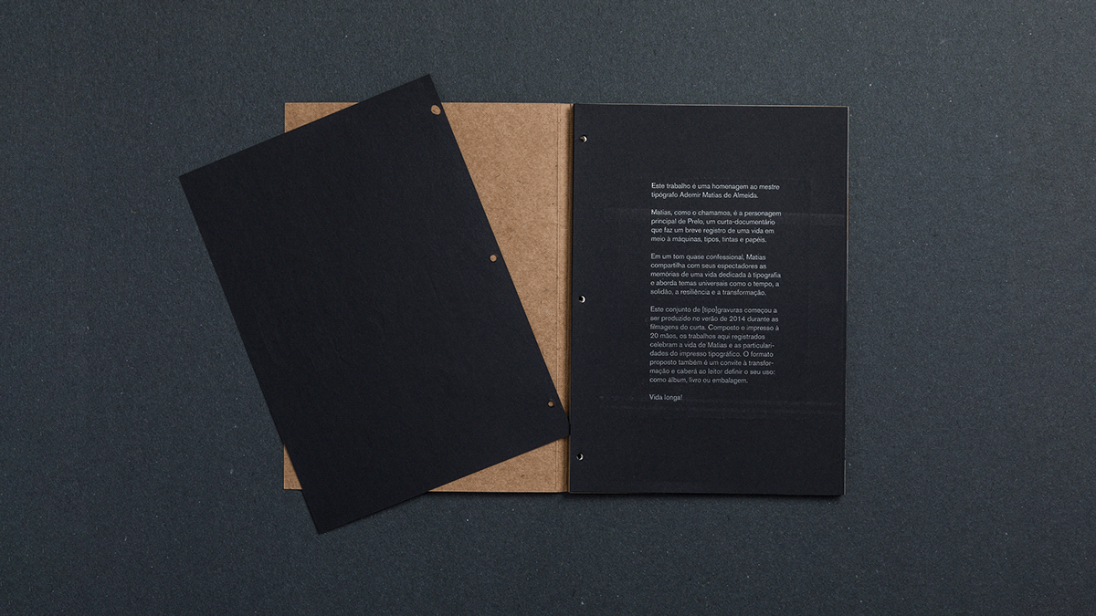 letterpress typography Promotional graphic design tipografia design gráfico self-initiated engraving