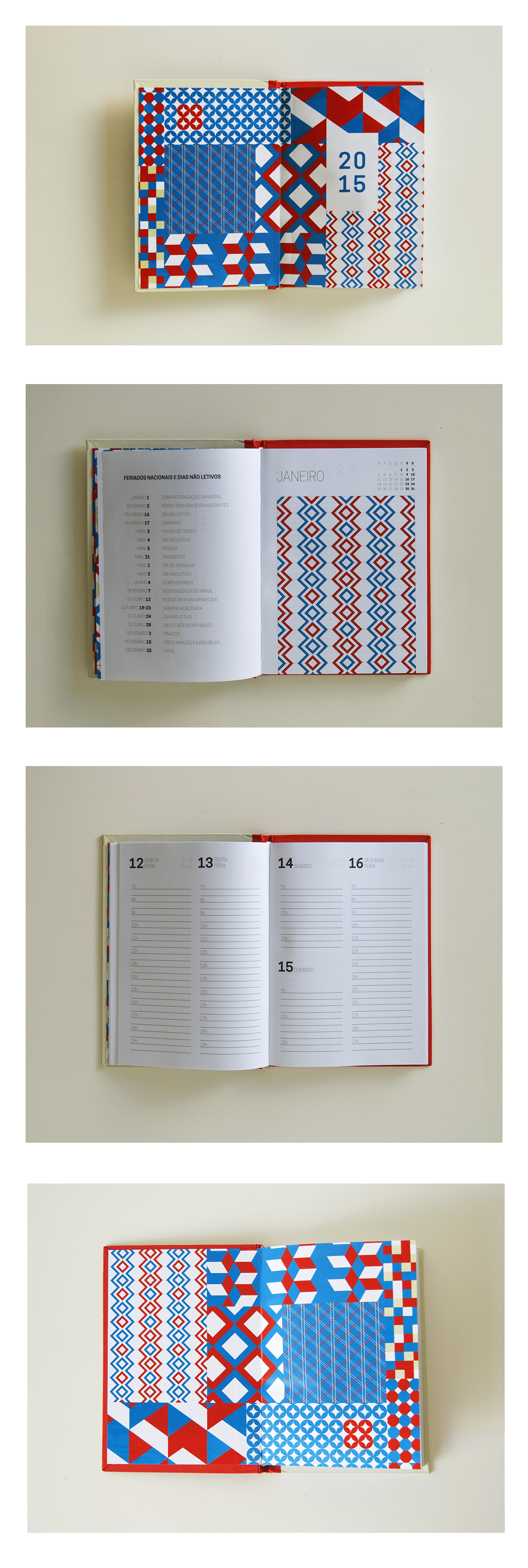 agenda calendar ufrgs year 2015 month pattern personal organizer
