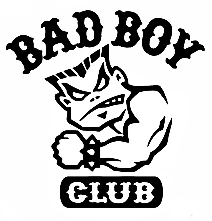 Bad Boy MMA Bad Boy Club MMA Logo Design MMA Brand Identity MMA Brand Mark MMA Branding Bad Boy Trademark logo update Brand Update kustom kult studio hand drawn Dave Parmley tough guy logo evolution custom typography
