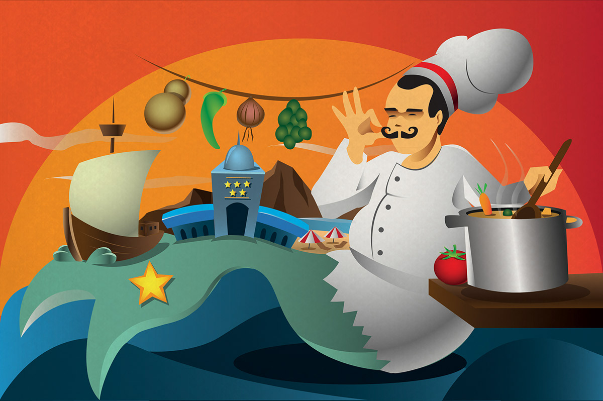 tourism gastronomy cooker sea ship hotel resort Holiday University AHEP Alanya chef
