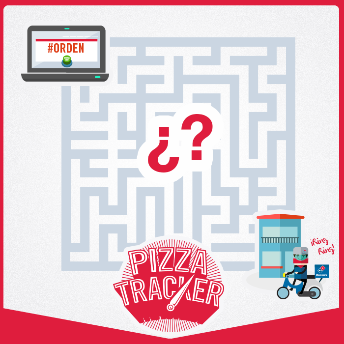 Pizza tracker fast Food  clock mexico