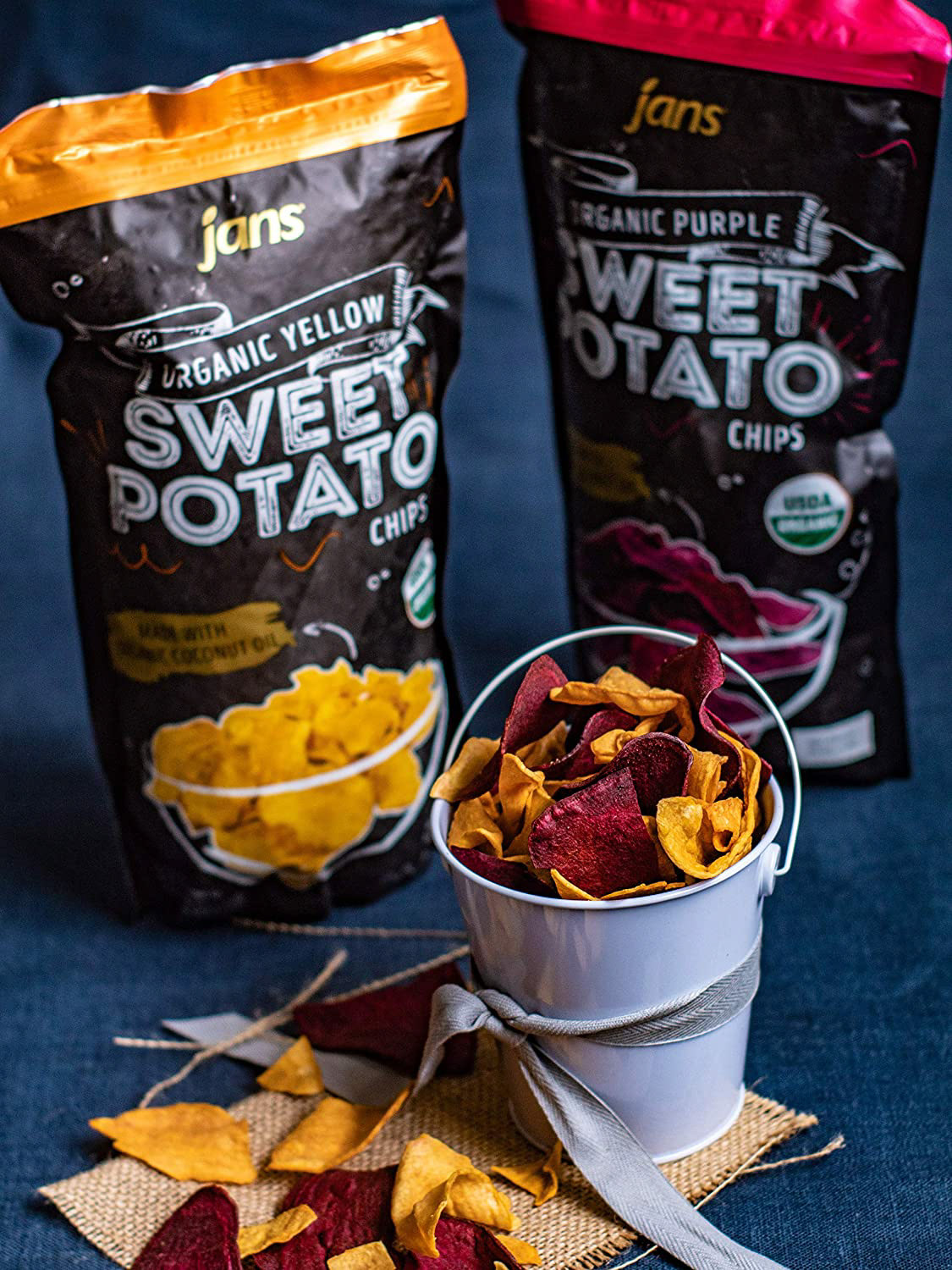 chips indonesia orange organic Packaging potato pouch purple snack usa
