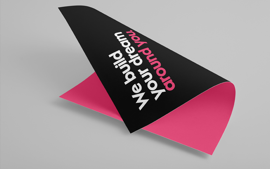 monterrey graphic corporate identity black pink Business Cards mexico bikingo