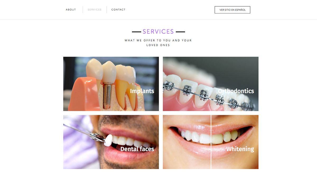Website Integral Dental dentists medical juarez mexico