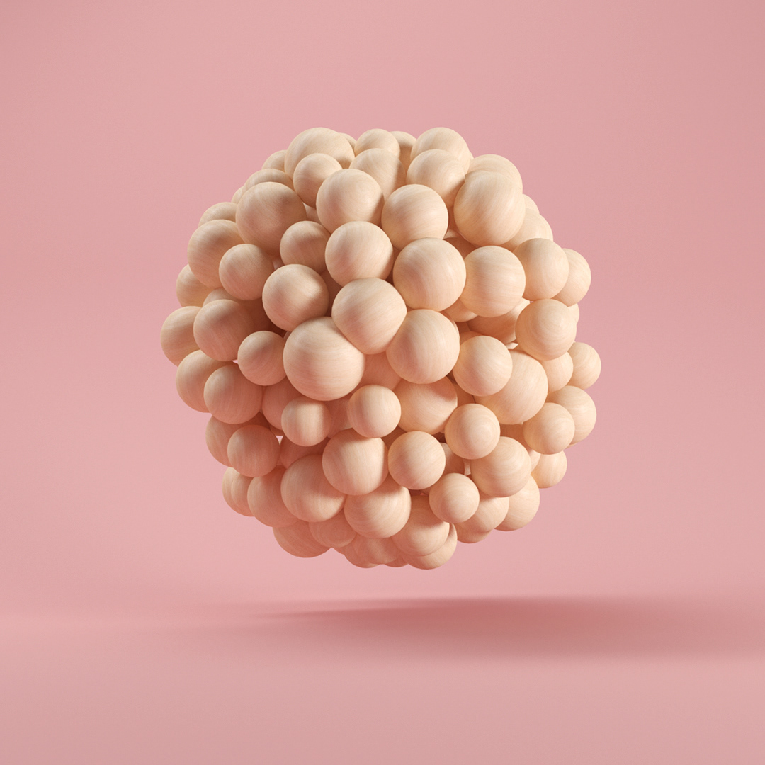 cinema 4d vray wood texture spheres balloons Digital Art  3D CGI c4d Minimalism
