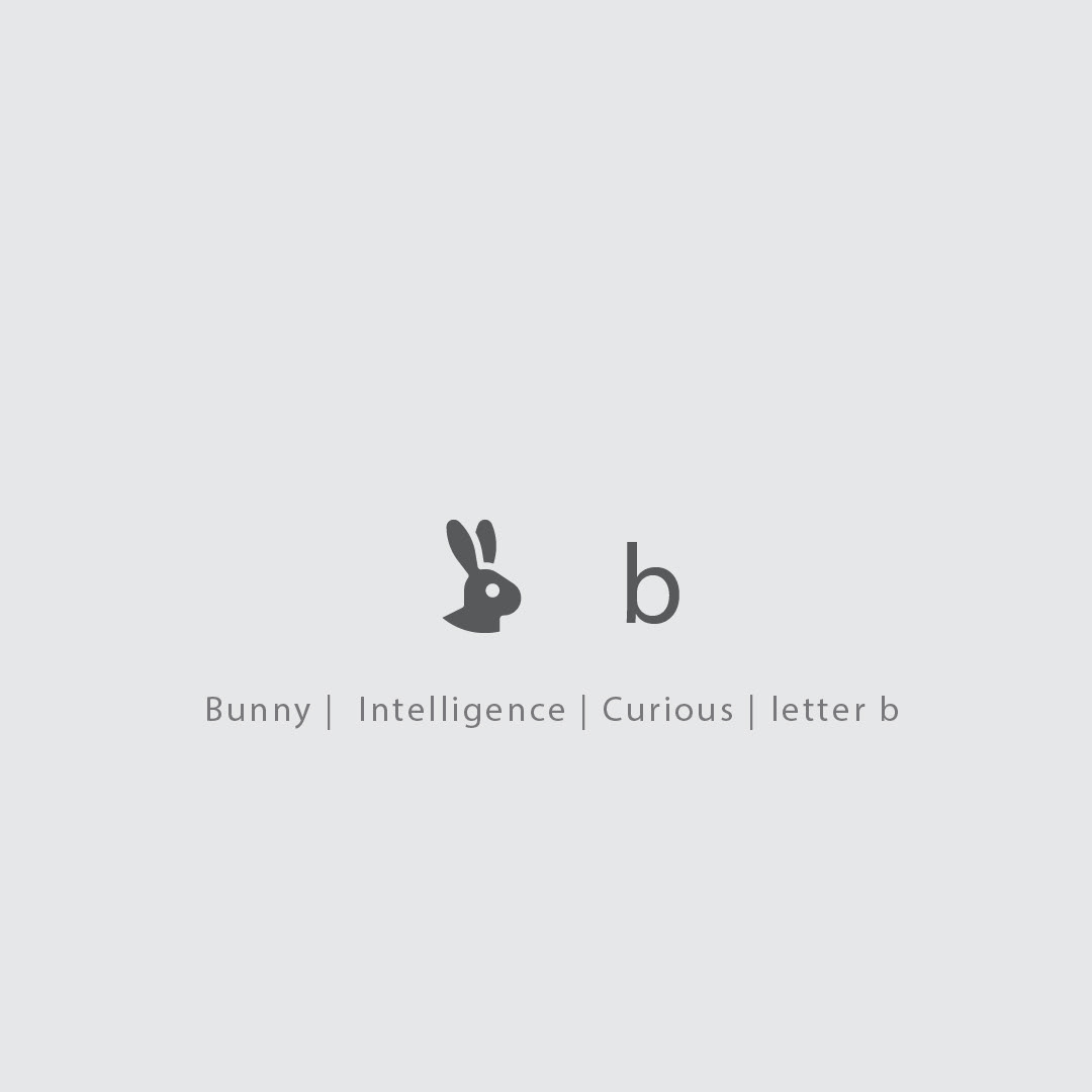 bunny logo creative identity inteligent Logo Design Pictorial Logo rabbit visual identity wordmark
