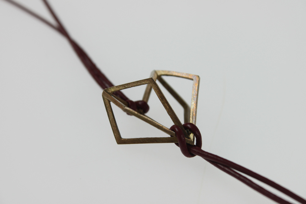 jewelry metal design geometry risd brass Necklace ring earrings bracelet