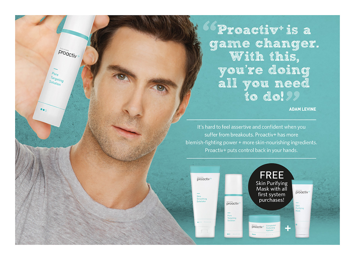 pracotiv+ skin care press advertising matt irving