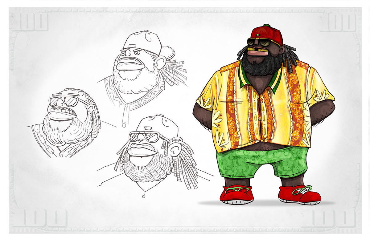 animation  Character design rap rapper video art ILLUSTRATION  puppet Character design 