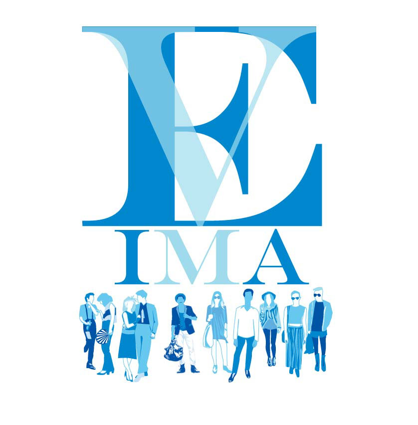 EVIMA logo blue design east village vendors