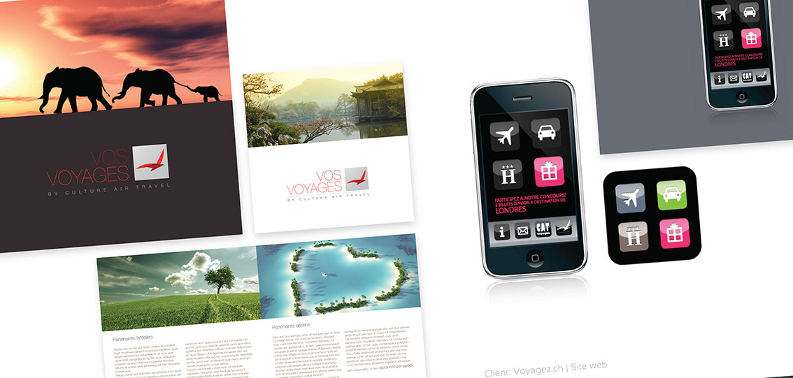 Brandlift portfolio graphic Webdesign works clients geneve graphisme communication