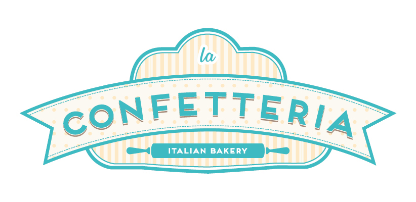 bakery italia confetteria logo identity