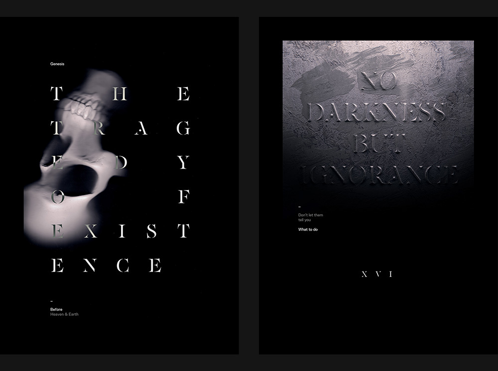 design art motion experimental 'Film'  generative print posters surreal dark Moody