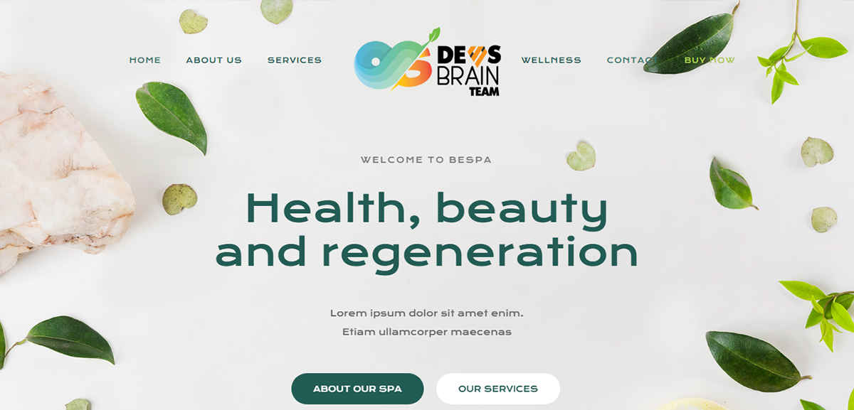 beauty elementor Health Landing Design landing page Online Business Webdesign Website Design wordpress Wordpress Website