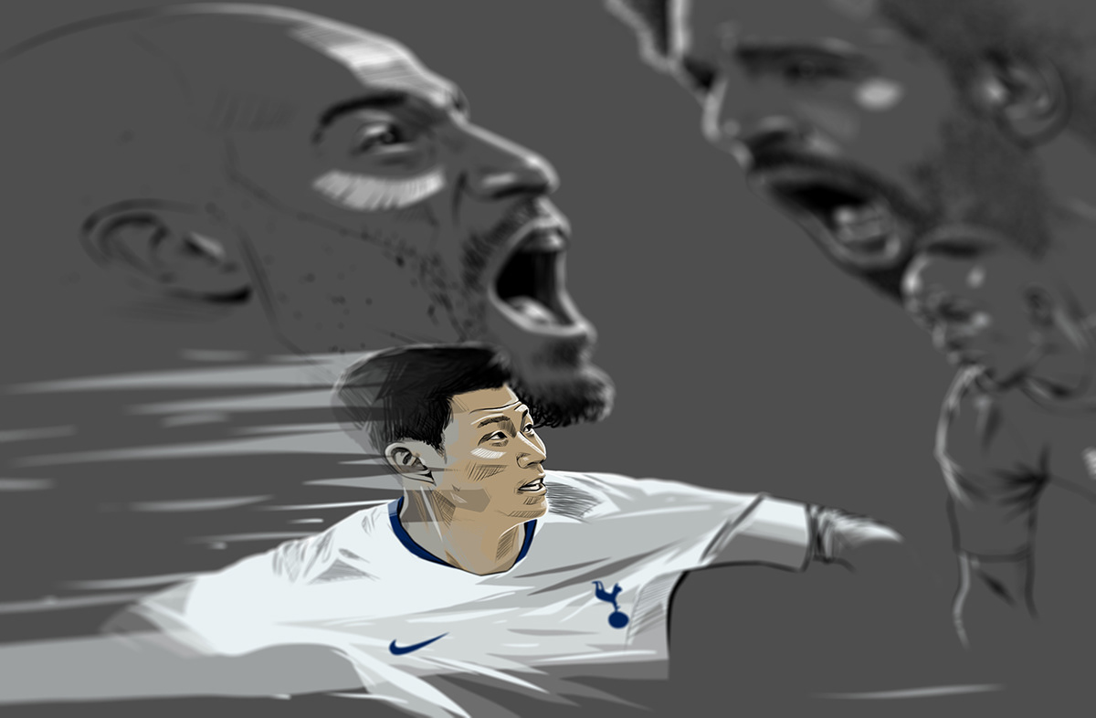 football soccer champions league Premier League final sport animation  motion design