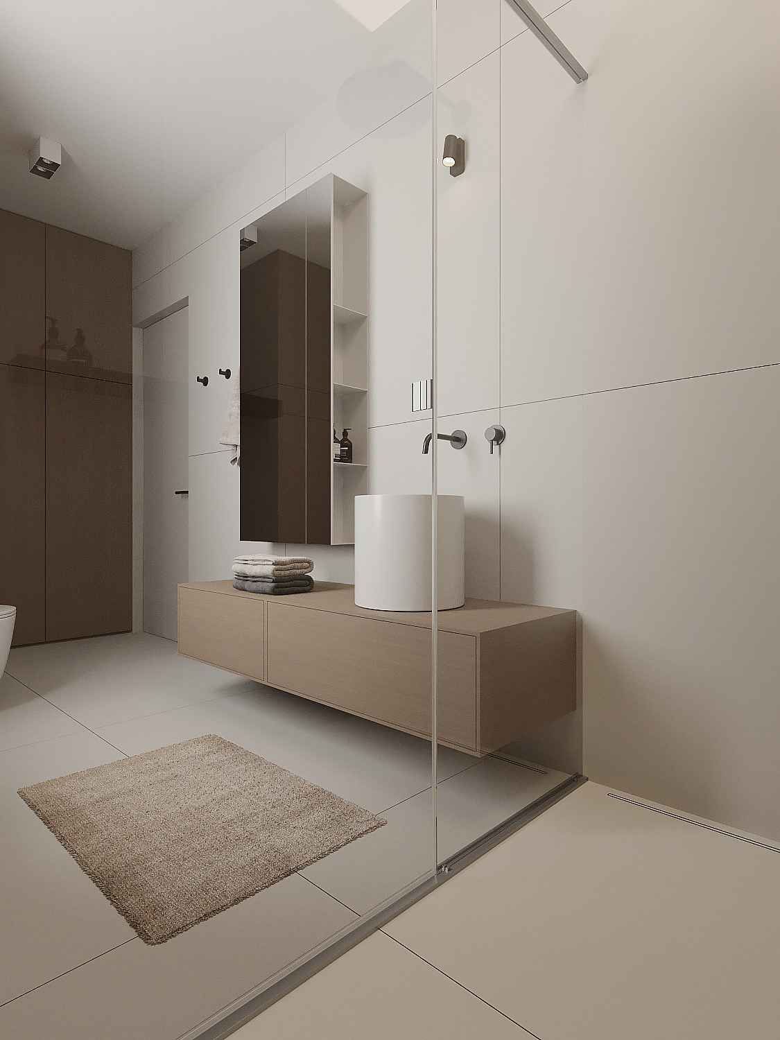 SHOWER design Render visualization interior design  3ds max corona modern architecture 3D