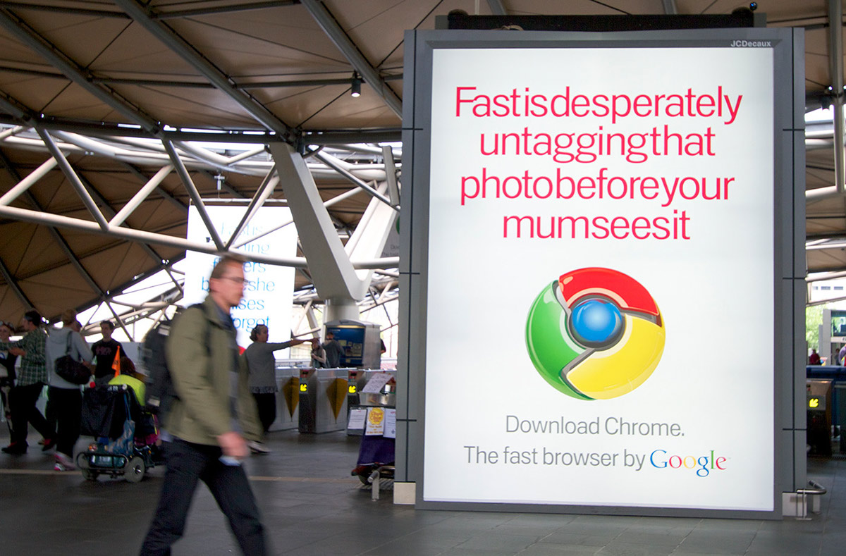 Adobe Portfolio google chrome Advertising 