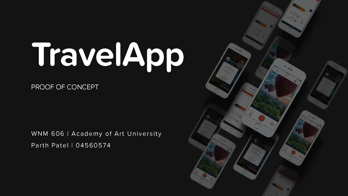 User experience project ux Appdesigning travel application