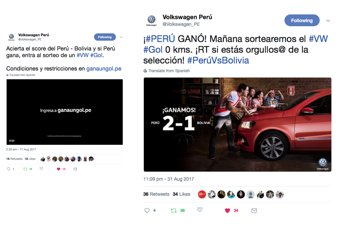 volkswagen car promo Sorteo peru design football Futbol deporte sport