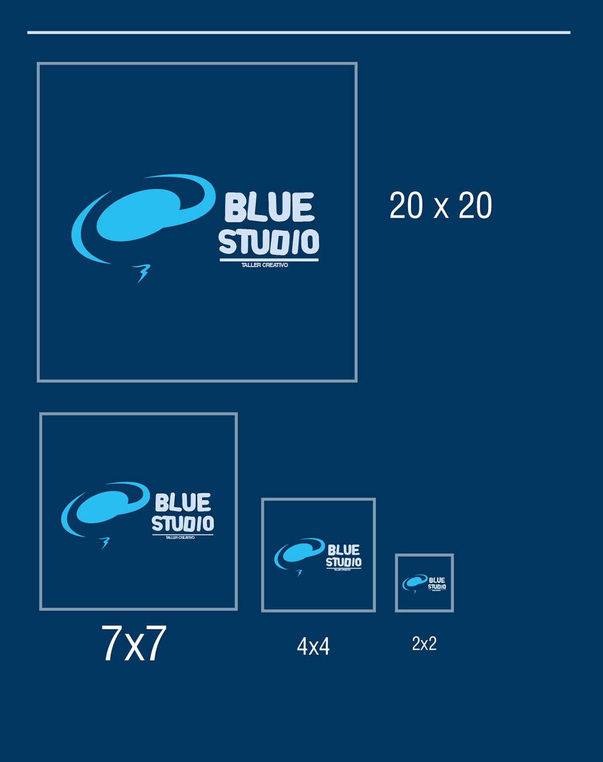 piru zeraus logo bran blue studio blue indenty Identidad Corporativa