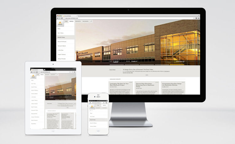 Array  architects  web design  UI