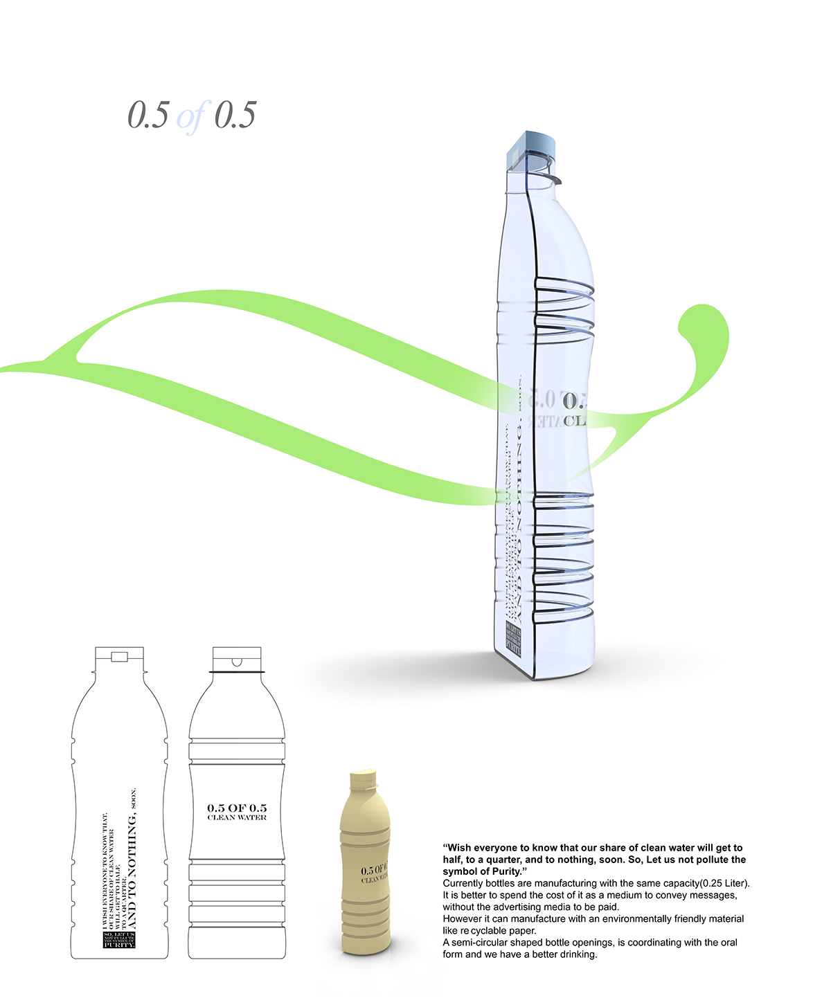 environment eco water bottle