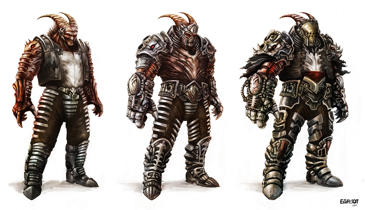 concept art  knights  demon  Warrior  models   creature  art  characters  designs design
