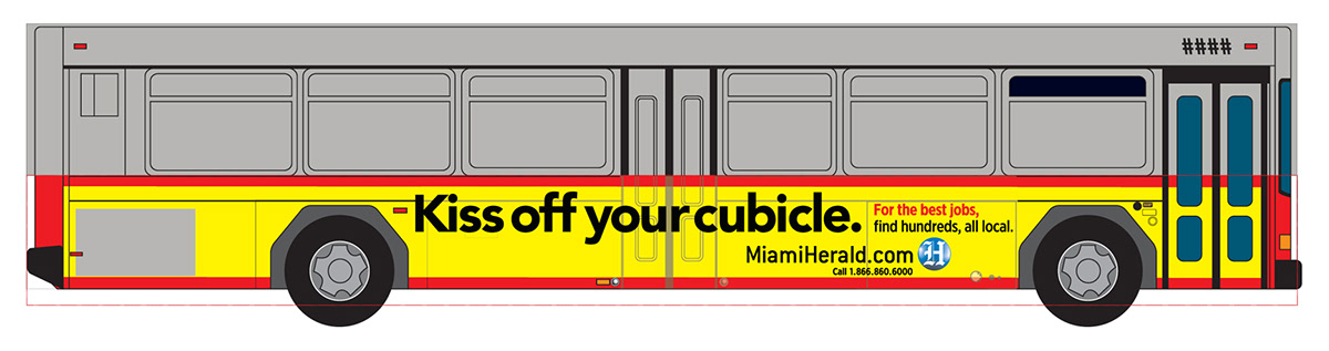 bus wraps Metro Advertising Moving advertisements Sports advertising classified advertising The Miami Herald Miami Herald Media Company MiamiHerald.com stock photography