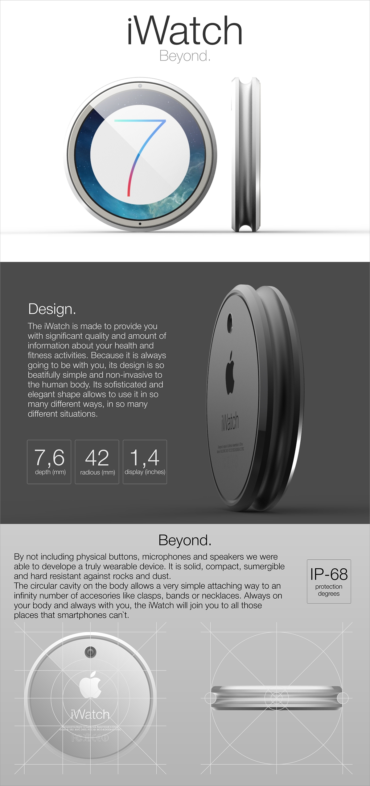 apple iwatch smartwatch Wearable concept devices