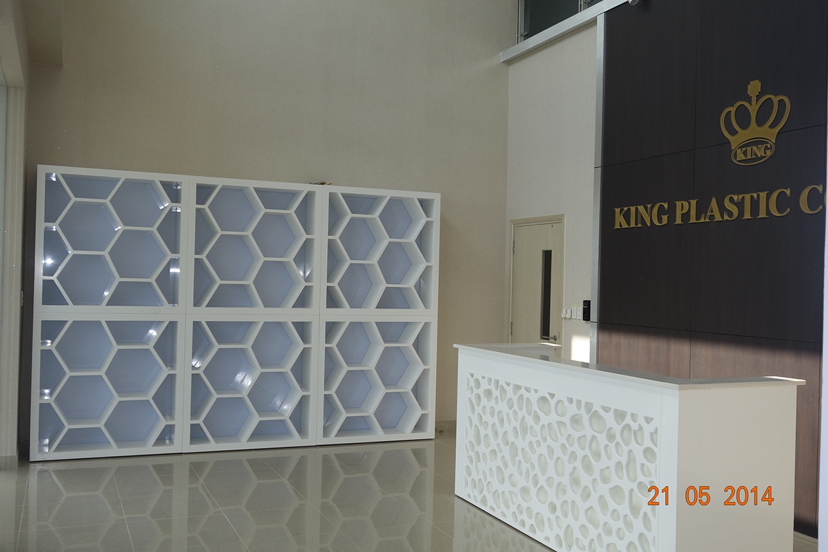 reception Lobby factory KING PLASTIC