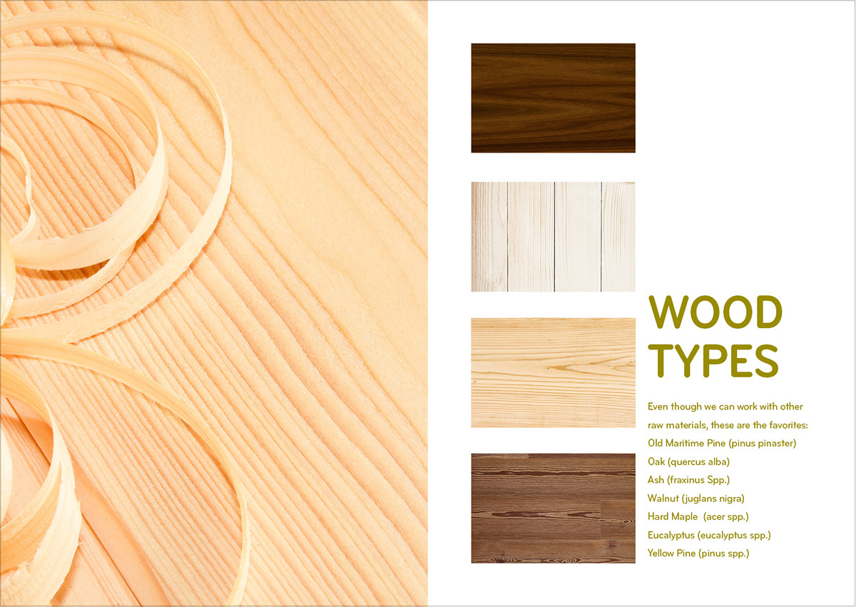 furniture floors wood design brochure Catalogue