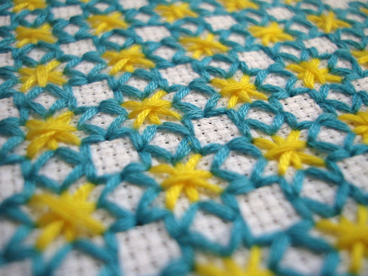 stitch Embroidery pattern thread