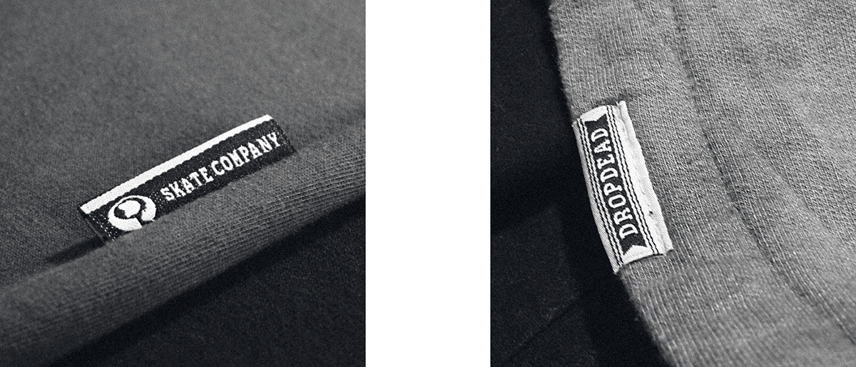 DWS design studio Label graphic apparel Pant trim labelpacking details