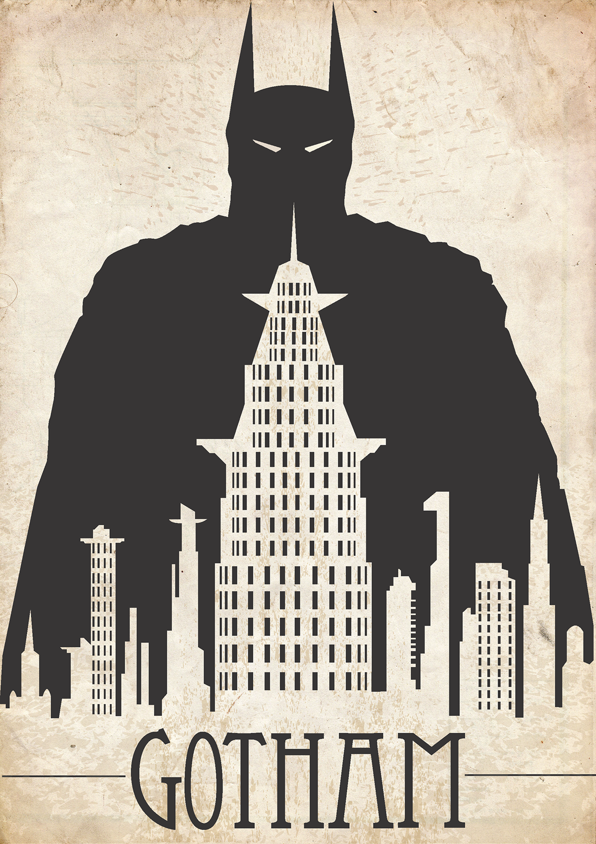 batman gotham design Poster Design travel poster travel design dark knight The Batman Bruce Wayne gotham city Dark Knight Returns THE DARK KNIGHT art