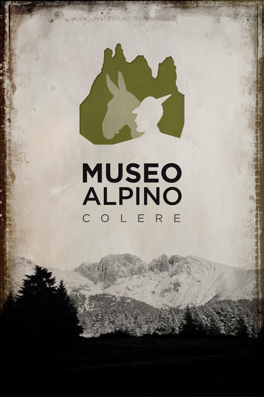 museo alpino colère museum mountain graphic logo