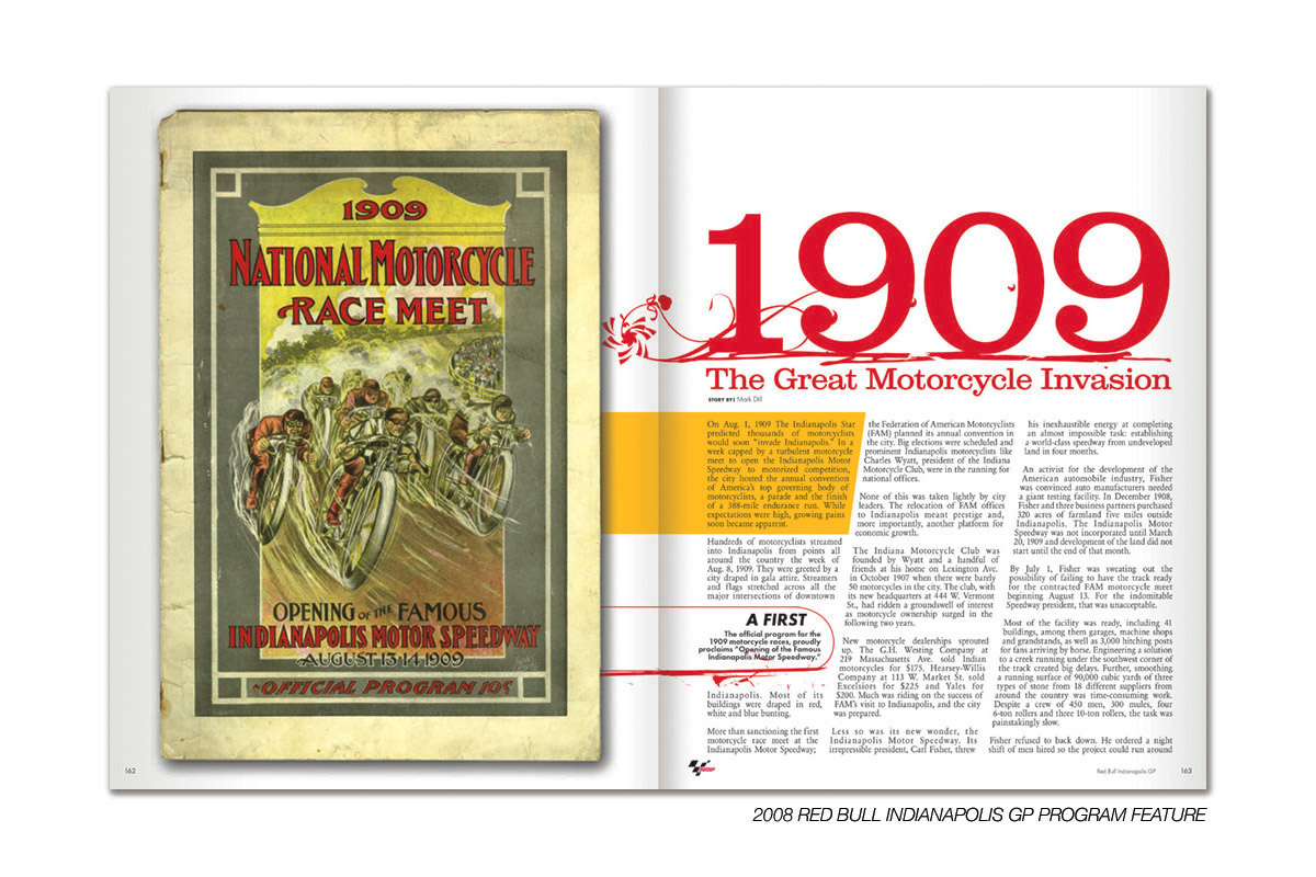 page layout Publications editorial
