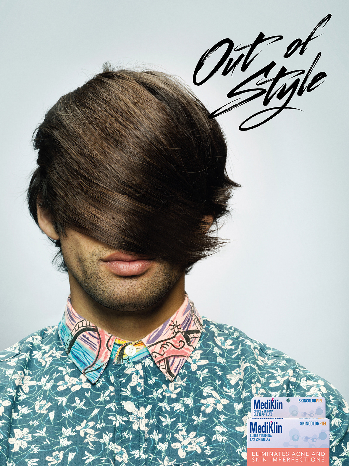 hair arte DDB retoque chile Style woman man photo portrait acne ad