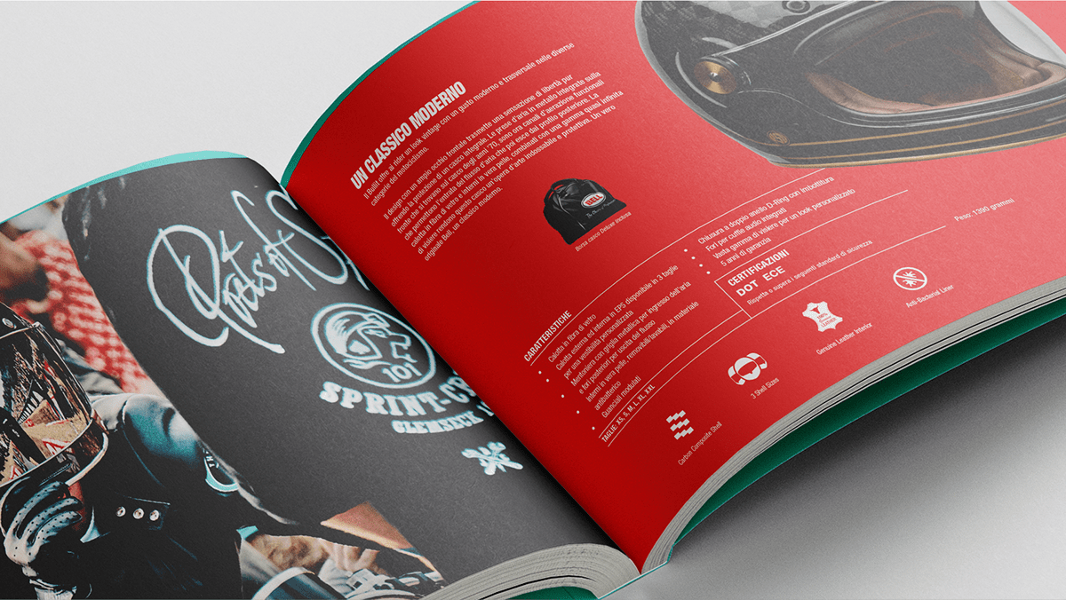 book brochure catalog Catalogue design Layout minimal moto Motocross tech