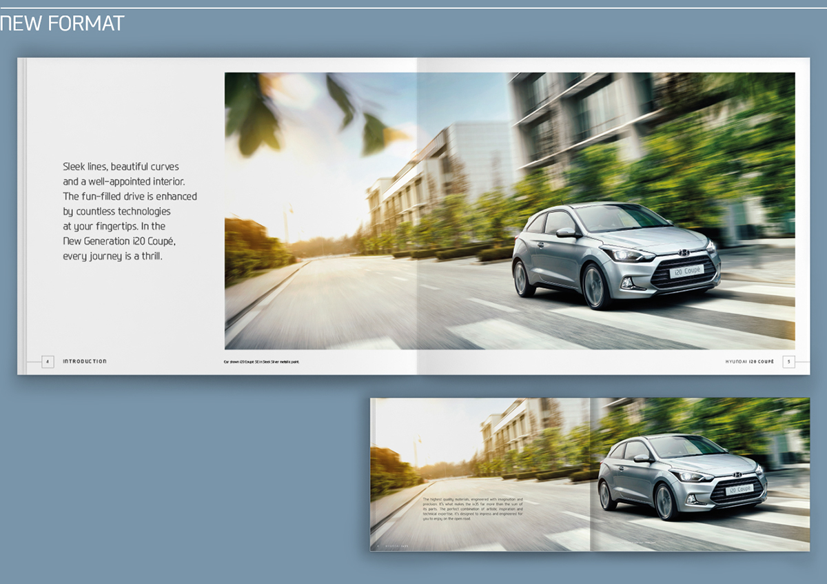 Hyundai i20 coupe UK automotive   car brochure