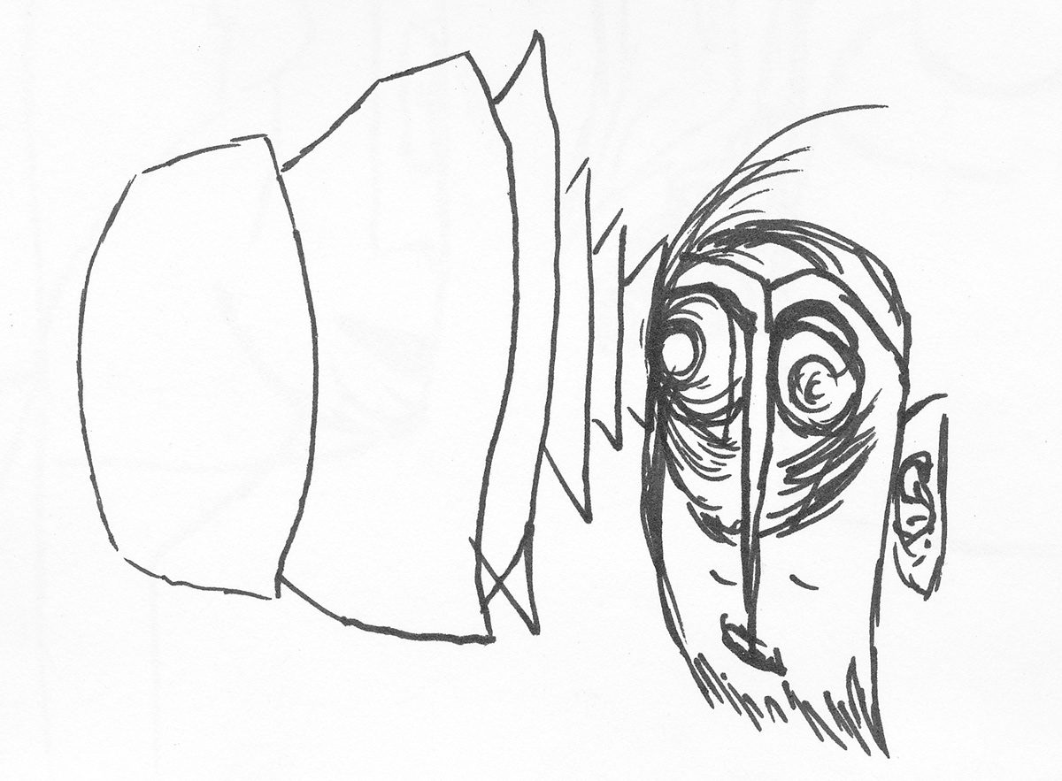 damian vancamp risd sketches sketchbook pen ink design ideas rough New York