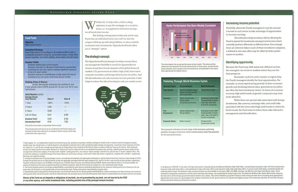 financial  brochure  design  oppenheimerfunds