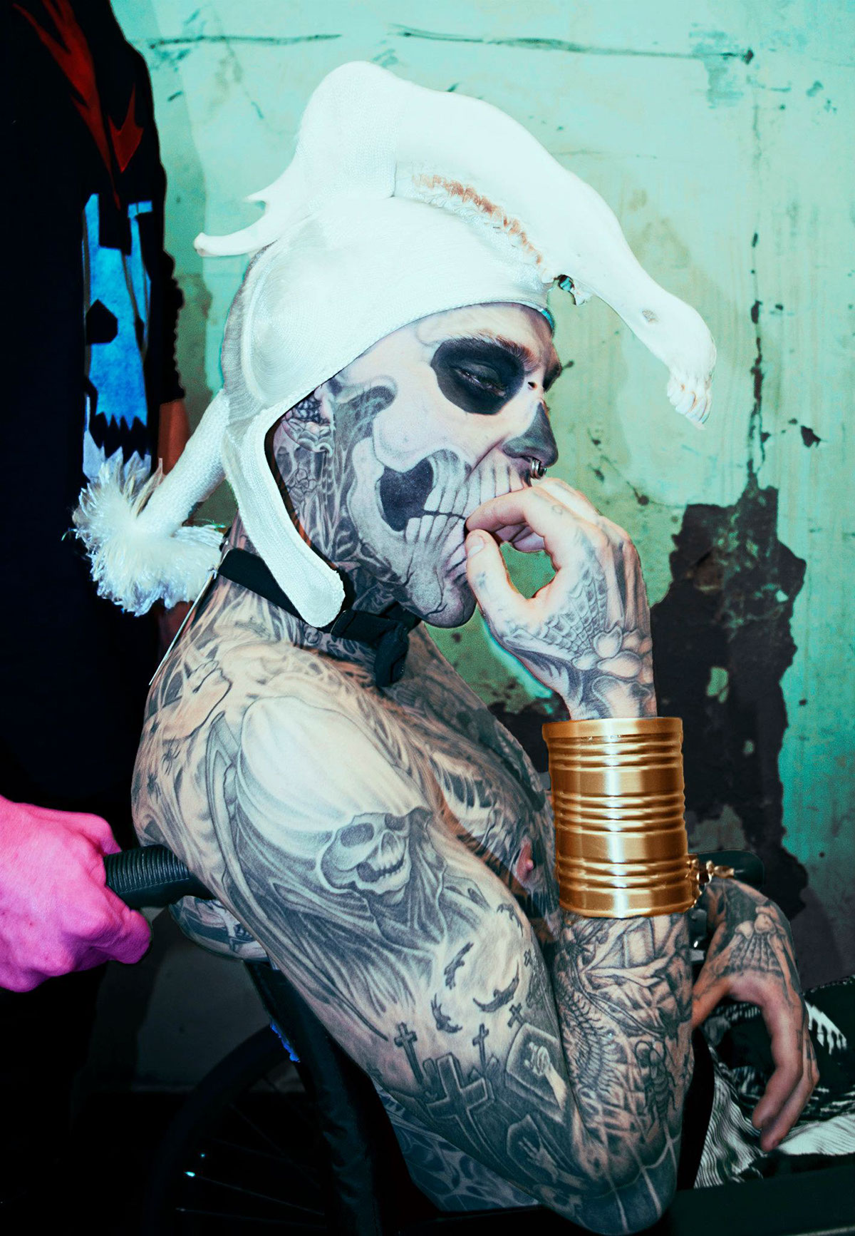zombie boy ZOMBIE BOY  narkielun  Rick Genest man men Fashion  tatoo