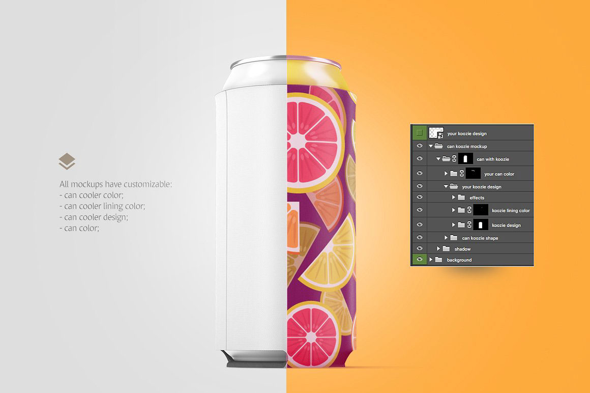 Download Can Koozie Animated Mockup On Behance
