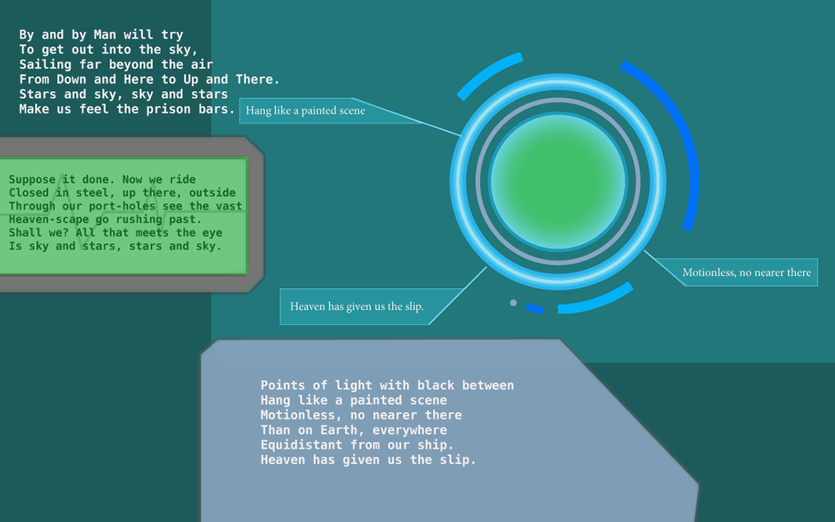 Interface  UX UI Illustrator science fiction