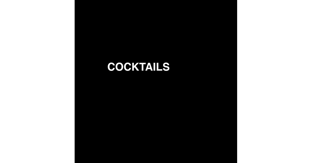 cocktail ILLUSTRATION  menu Movies Picture Black&white